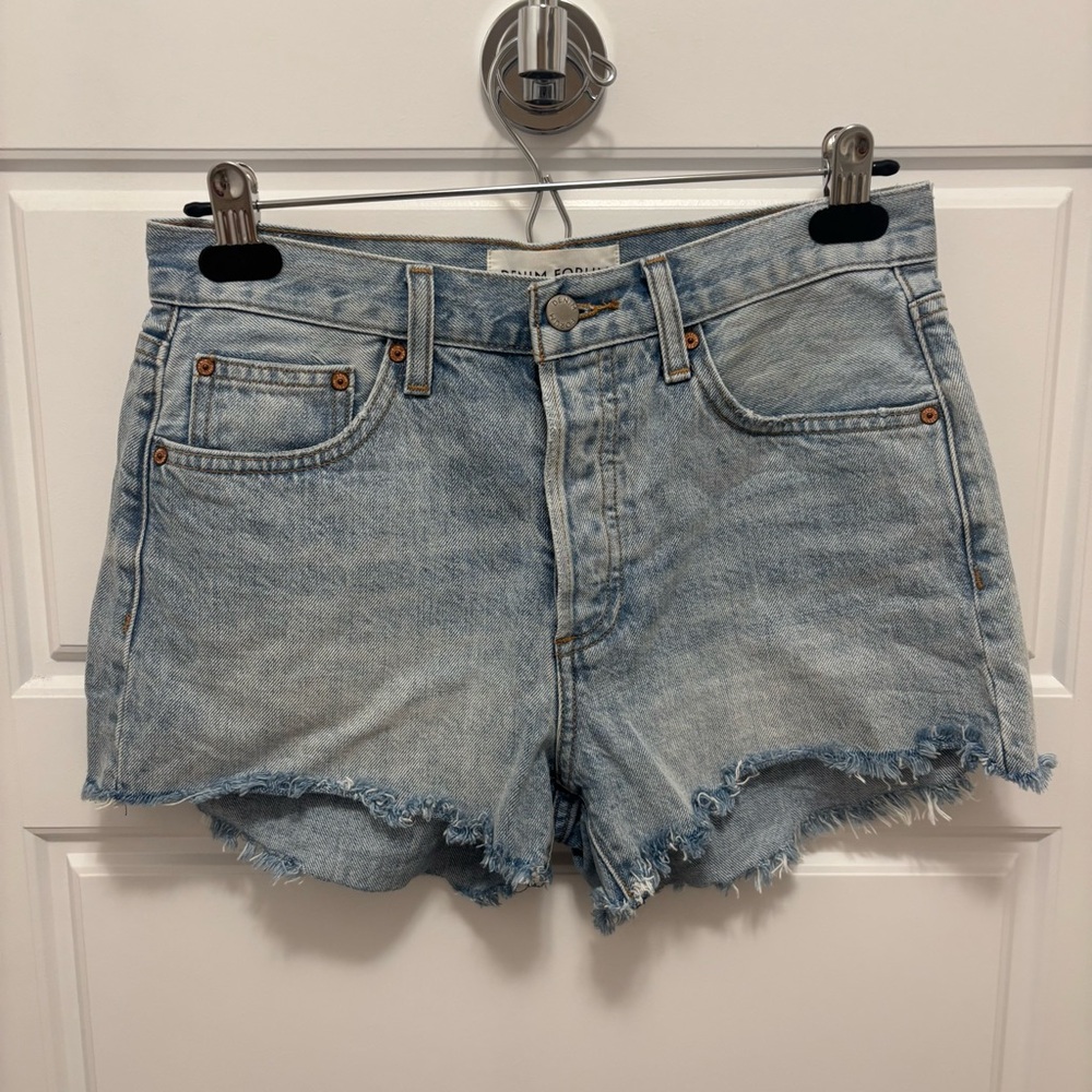 Aritzia Denim Forum Ex Boyfriend Short Size 25